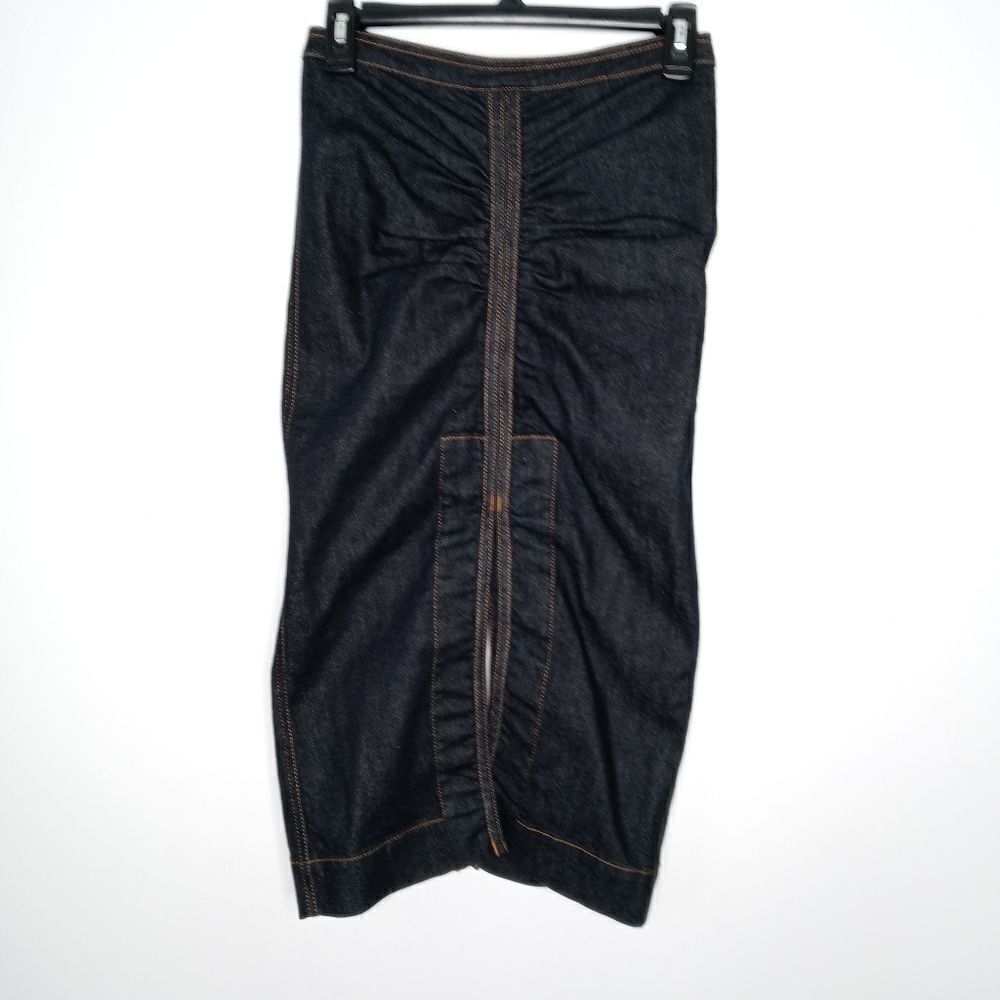 N°21 Women's Denim Midi Skirt